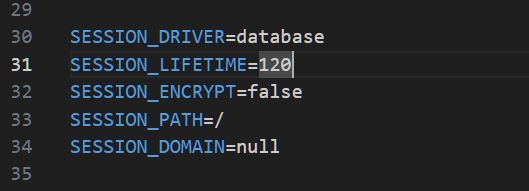 How to Increase or Decrease Laravel Session Lifetime