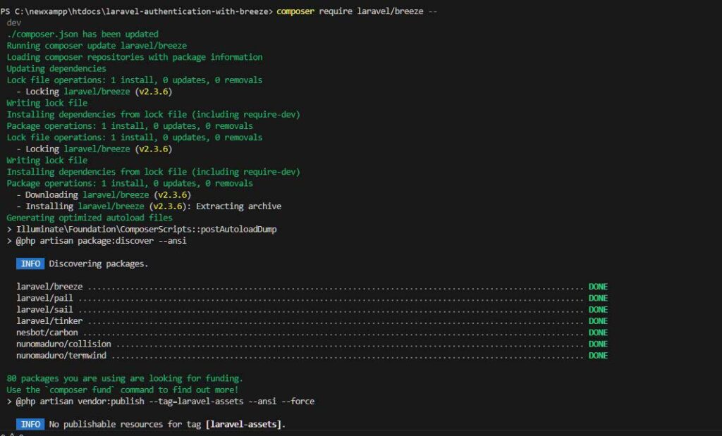 Laravel 12 Authentication with Breeze Tutorial
