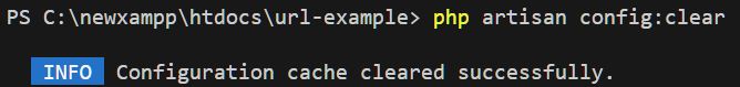 config clear command