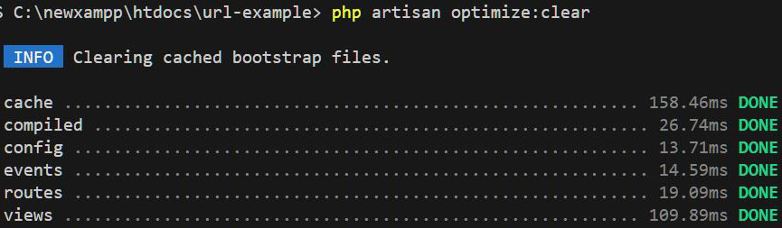 Laravel 12 Clear Cache, Route, Config, Event Command