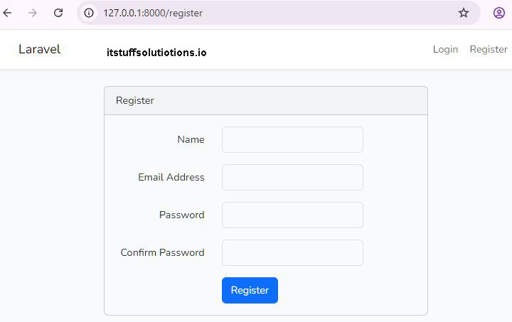 Laravel 12 Bootstrap Auth Scaffolding Tutorial Step by Step