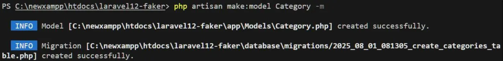 Generate Model and Migration in Laravel Using Artisan Command