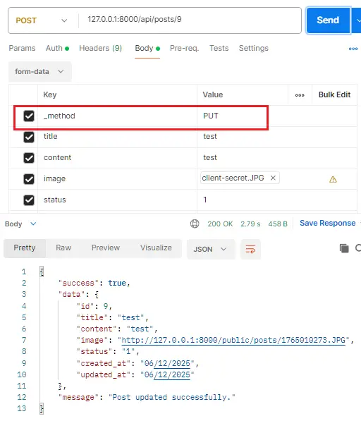 How to Fix File Uploads with PUT/PATCH in Laravel API